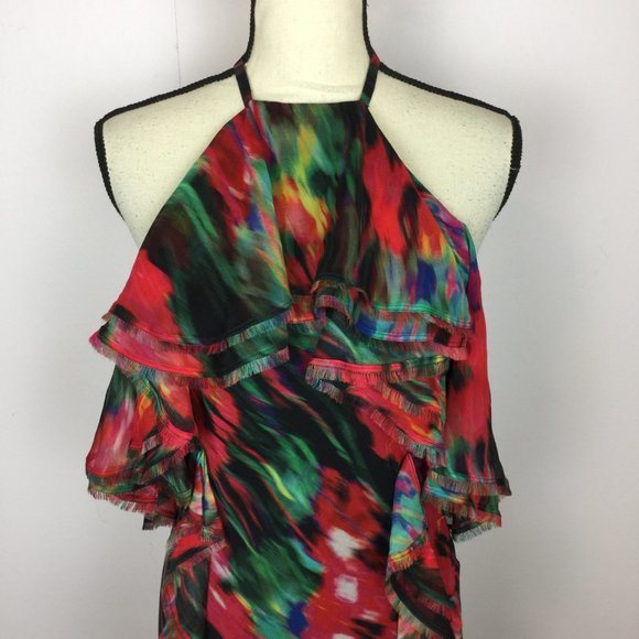 Jason Wu Multicolor Halter Dress - Picture 5 of 16